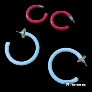 Vintage 90s Hoop Earrings